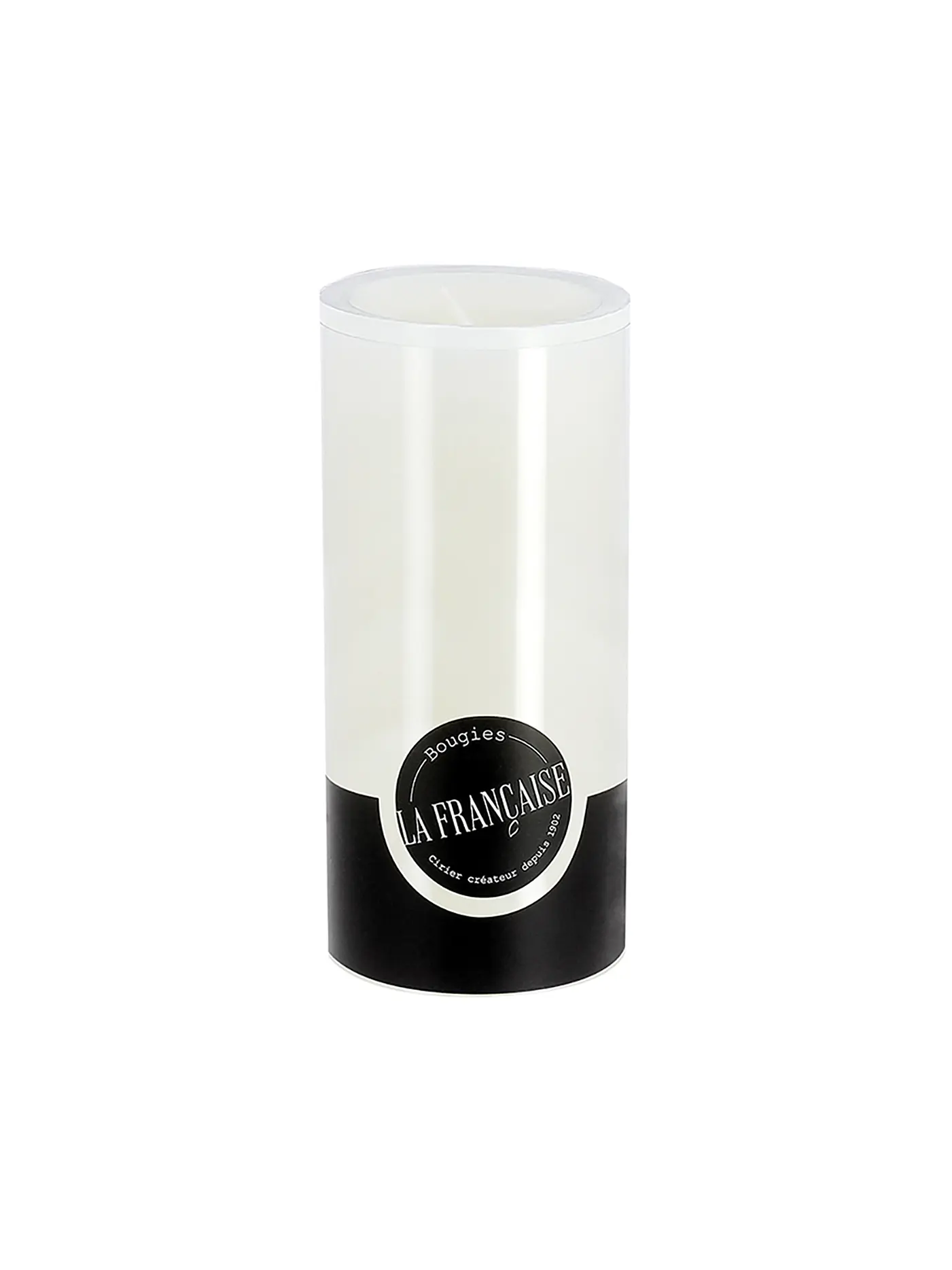BOUGIES LA FRANCAISE | Stumpenkerze COLORAMA 15x7cm blanc | 